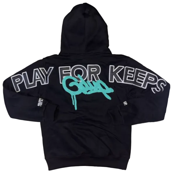 Black/Teal G33dup x G33dup Hoodie
