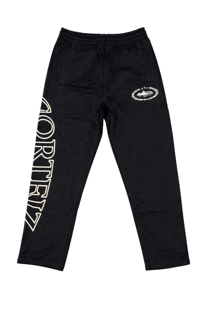 Black/White C0teiz Hoodie And Pants Set