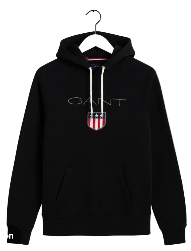 Black Gant Hoodie
